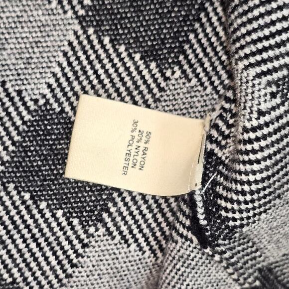 Women's Checker Plaid Open Vest Cardigan Sz. Medium - Picture 6 of 6